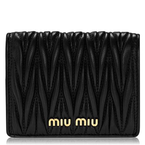 miu miu trifold wallet|Wallets, Cardholders And Pouches .